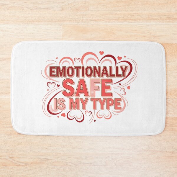 Item preview, Emotionally Safe Is My Type- Gen Z Aesthetic Love Quote. Modern Valentine & Healing Vibes Tee designed and sold by Aarvya Fashion Club ( A.F.C ).
