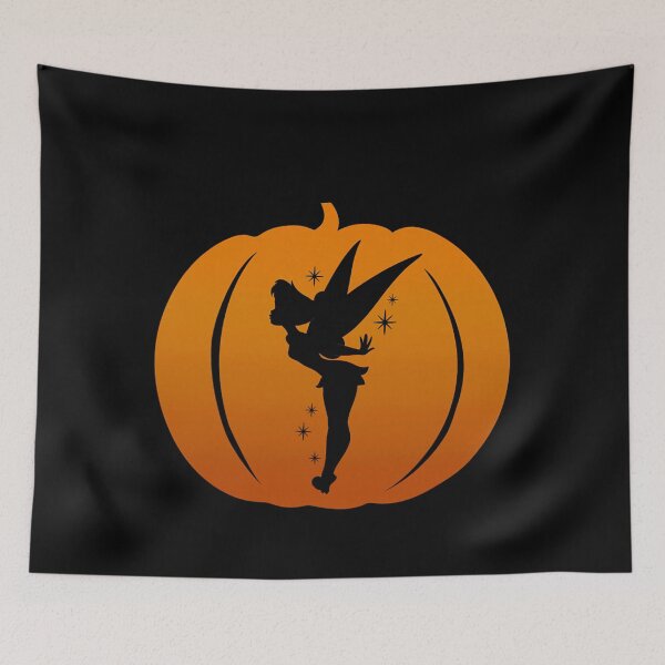 Item preview, Tinker Bell Silhouette Halloween Pumpkin  designed and sold by AronWade.