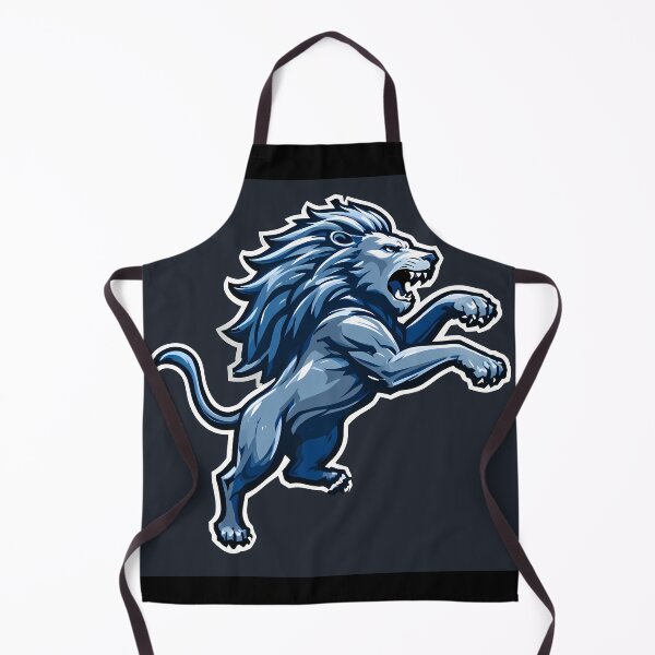 Item preview, Powerful Lions Blues Iconic Sports Helmets Mascots Design designed and sold by ART ATTACK ZONE.