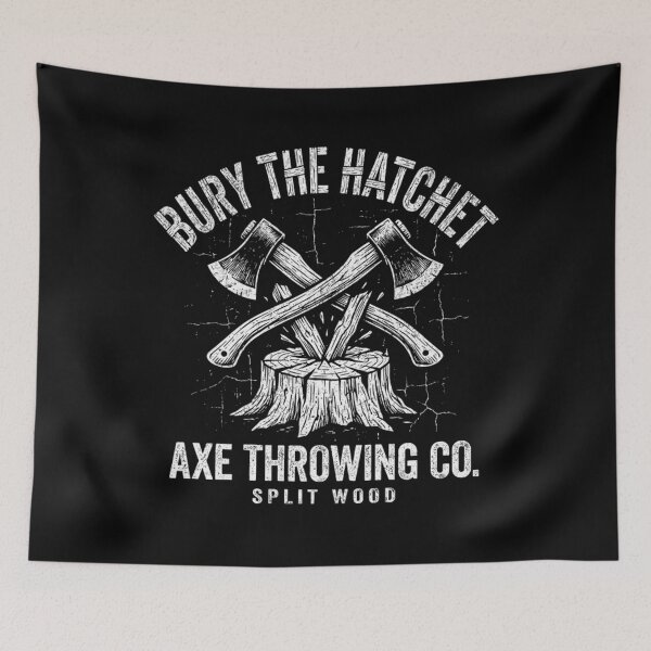Item preview, Retro Axe Throwing Lumberjack Sport Club designed and sold by Mason-Pride.