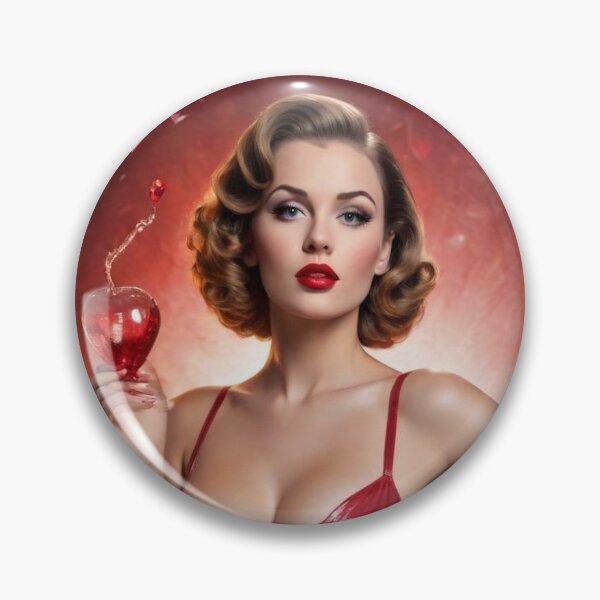 Item preview, Elegant 1940s Valentine Silhouette – Classic Mid-Century Romantic Glamour Poster designed and sold by MissSaylor.