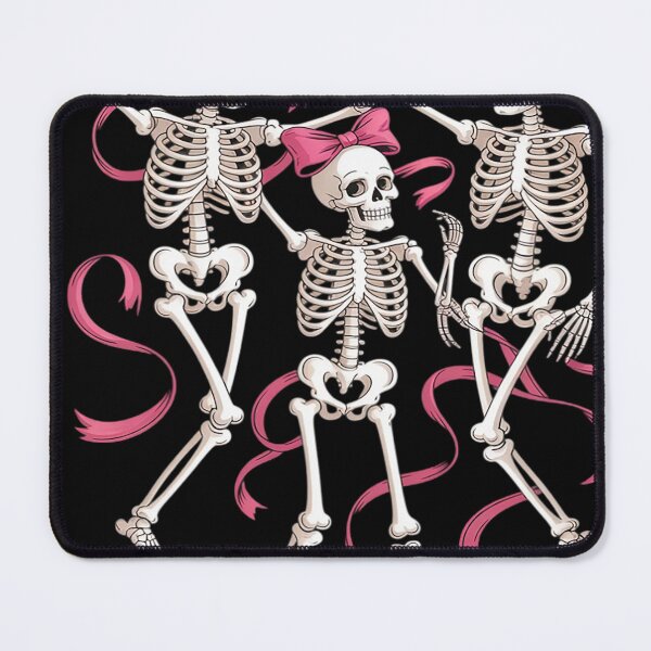 Item preview, Dancing Skeleton Coquette Pink Bow Halloween Spooky Season designed and sold by VladimiaPutin.