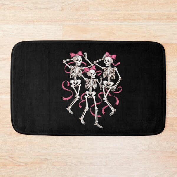 Item preview, Dancing Skeleton Coquette Pink Bow Halloween Spooky Season designed and sold by VladimiaPutin.