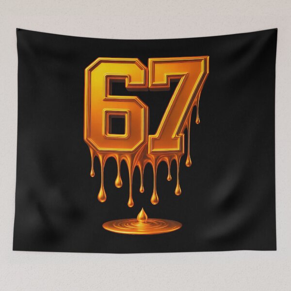 Item preview, Meme de Dripping Gold 67 Respeta la energía del aura dorada de Drip 67 designed and sold by jayeshainch.