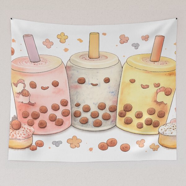 Item preview, Boba Besties 4Eva! - In Water Color designed and sold by thecrayawnbox-.