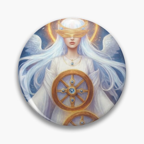 Item preview, angel of wheels and eyes designed and sold by Ecosetereos.