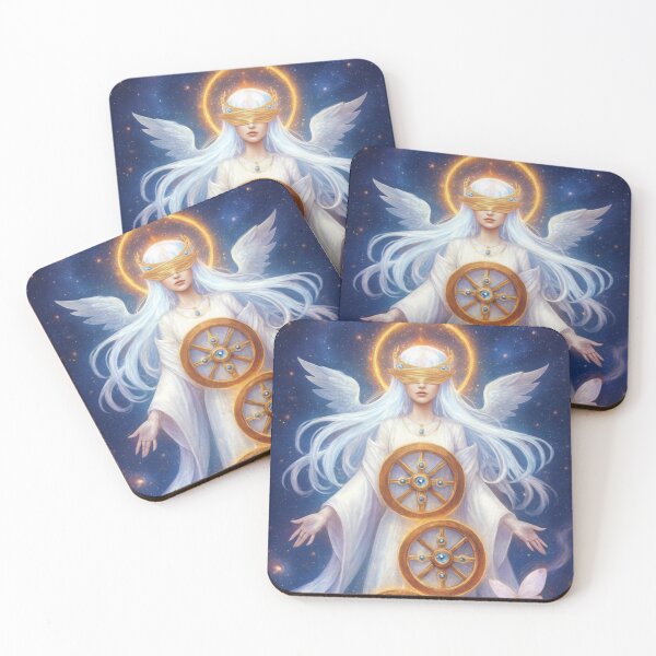 Item preview, angel of wheels and eyes designed and sold by Ecosetereos.