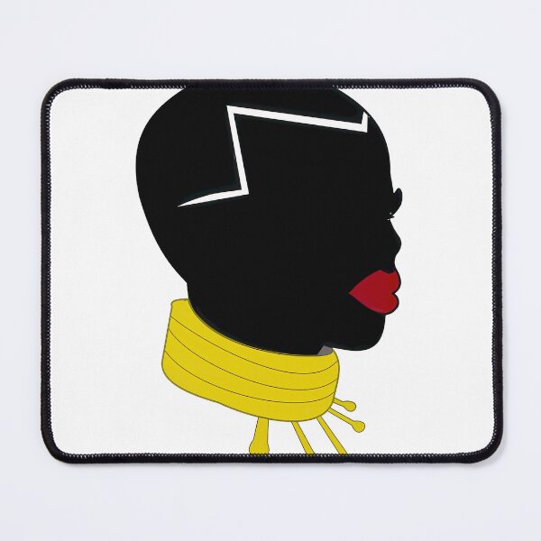 Item preview, Warrior Queen Silhouette With Golden Collar, Merch By Amazon, Redbubble, Teepublic, Limited Edition designed and sold by CamAkimBlake.