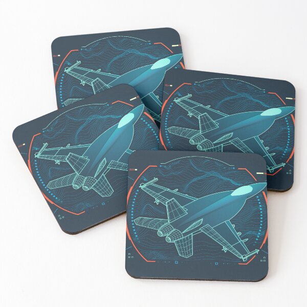 Item preview, military technology, graphic of air fighter with futuristic interface designed and sold by NiamLab.