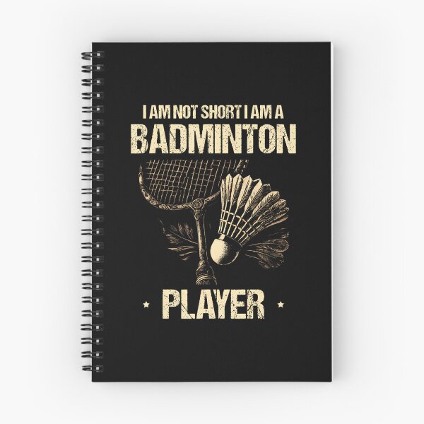 Item preview, I Am Not Short I Am A Badminton Player Racket Shuttlecock designed and sold by caiknelinex.