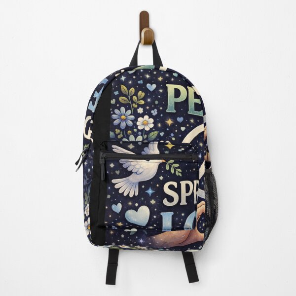 Item preview, Spread Love Not Hate – Peace and Love Quote Dark Aesthetic designed and sold by NomadUSArt.