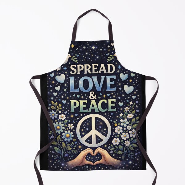 Item preview, Spread Love Not Hate – Peace and Love Quote Dark Aesthetic designed and sold by NomadUSArt.