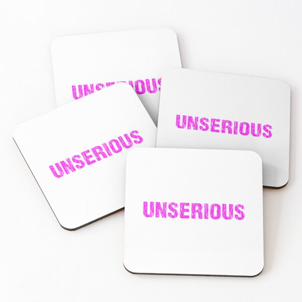 Item preview, Unserious, Pink Gritty designed and sold by Memes N Lore .