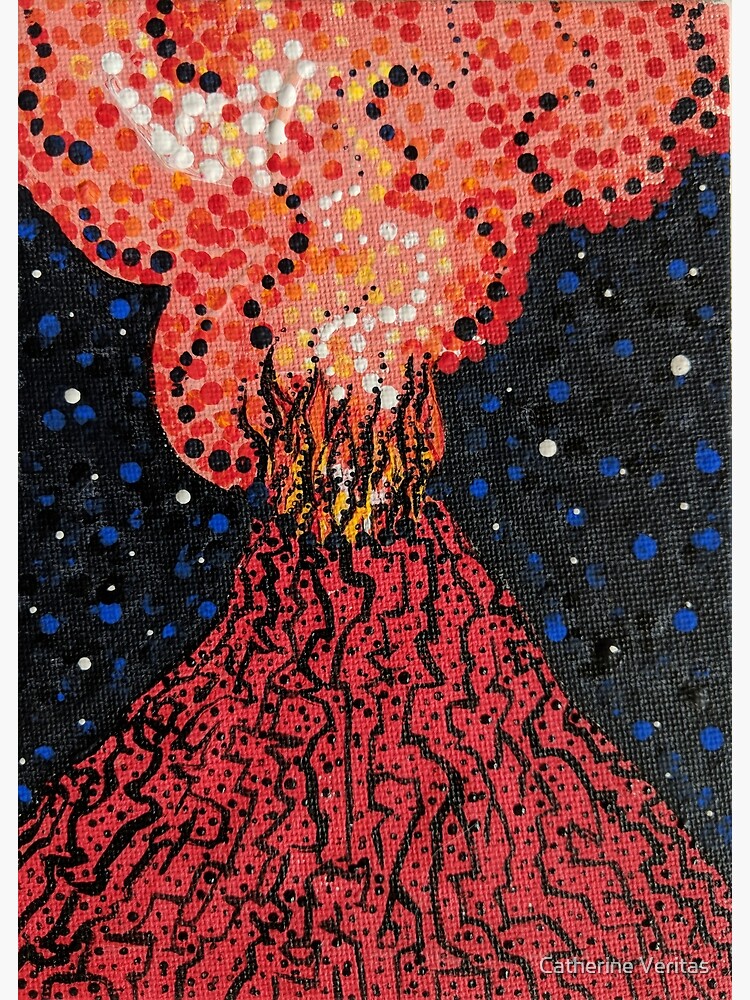 Thumbnail 7 of 7, Framed Art Print, Volcano 1 designed and sold by catherineverita.