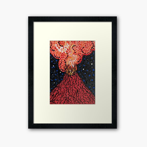 Volcano 1 Framed Art Print
