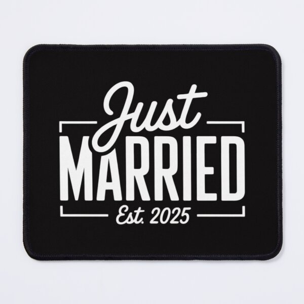 Item preview, Just Married 2025 Honeymoon Wedding Couples Fiancee designed and sold by sonlylya.