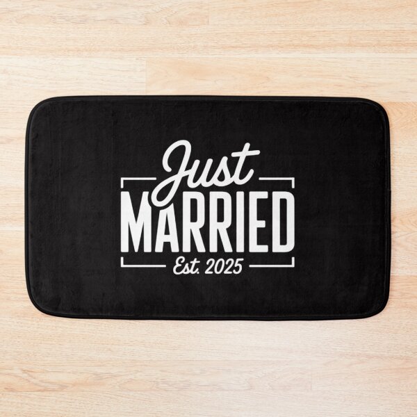 Item preview, Just Married 2025 Honeymoon Wedding Couples Fiancee designed and sold by sonlylya.