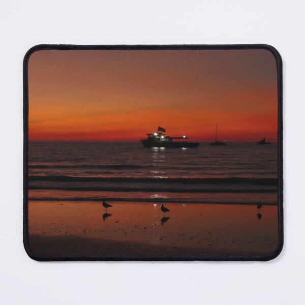 Item preview, Fiery sunset on the beach at Broome designed and sold by jaynerushton.