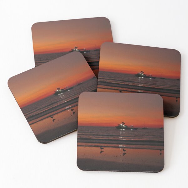 Item preview, Fiery sunset on the beach at Broome designed and sold by jaynerushton.