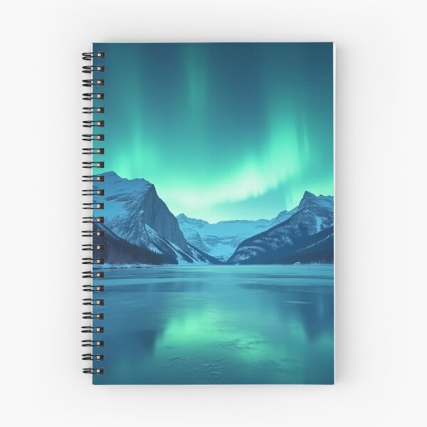 Item preview, Magical winter lake landscape art designed and sold by RedOrBlueIts4U.