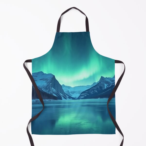 Item preview, Magical winter lake landscape art designed and sold by RedOrBlueIts4U.