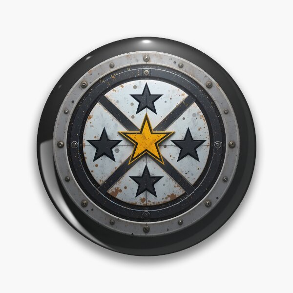 Item preview, Black Yellow Stars Sports Helmets Mascots Design  designed and sold by ART ATTACK ZONE.