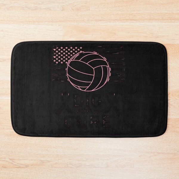 Item preview, Dig For A Cure Breast Cancer Volleyball Pink American Flag designed and sold by Rackaam.