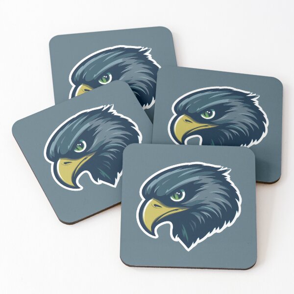 Item preview, Green Birds Eagles Iconic Sports Helmets Mascots Design  designed and sold by ART ATTACK ZONE.