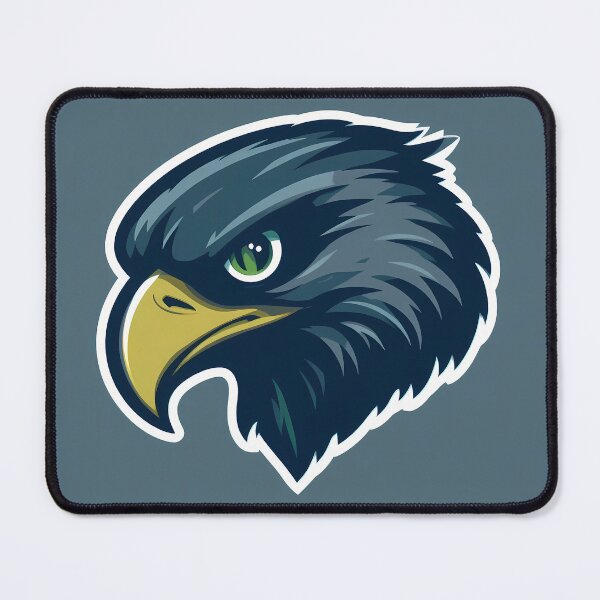 Item preview, Green Birds Eagles Iconic Sports Helmets Mascots Design  designed and sold by ART ATTACK ZONE.