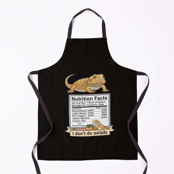 Item preview, Bearded Dragon Nutritional Facts designed and sold by PhansCustoms.