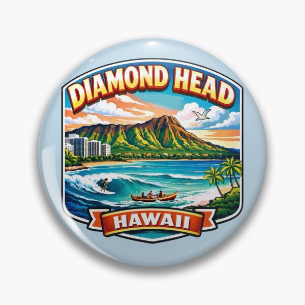Artikelvorschau, Diamond Head, Hawaii entworfen und verkauft von Myra365Art.