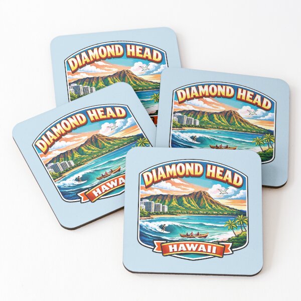 Item preview, Diamond Head, Hawaii designed and sold by Myra365Art.