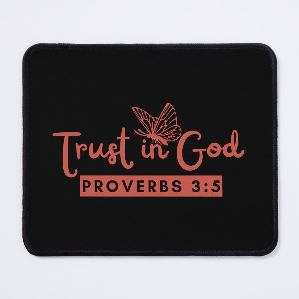 Item preview, Trust in God – Proverbs 3:5 Christian Faith Red Design designed and sold by MoriaStore.
