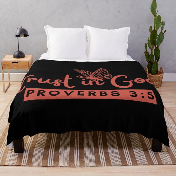 Item preview, Trust in God – Proverbs 3:5 Christian Faith Red Design designed and sold by MoriaStore.