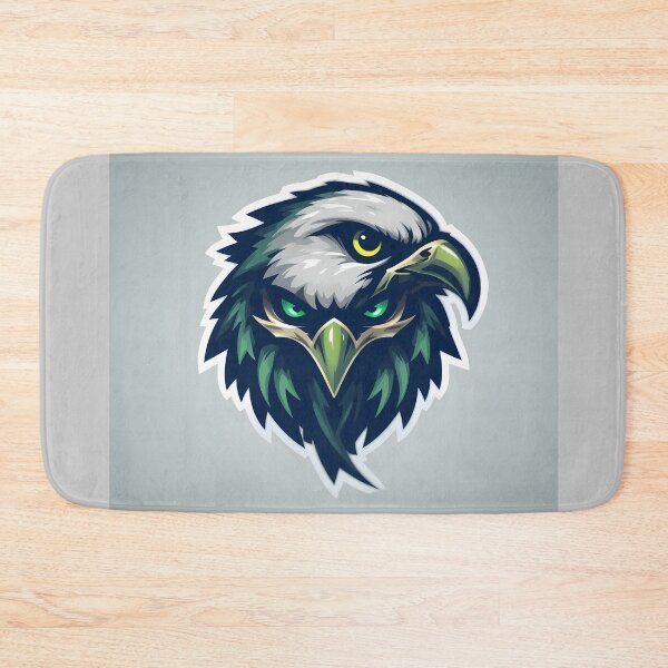 Item preview, Green Art Eagles Iconic Sports Helmets Mascots Design White designed and sold by ART ATTACK ZONE.