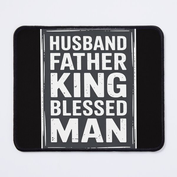 Item preview, Husband Father King Blessed Man Black Pride Dad Gift designed and sold by sonlylya.