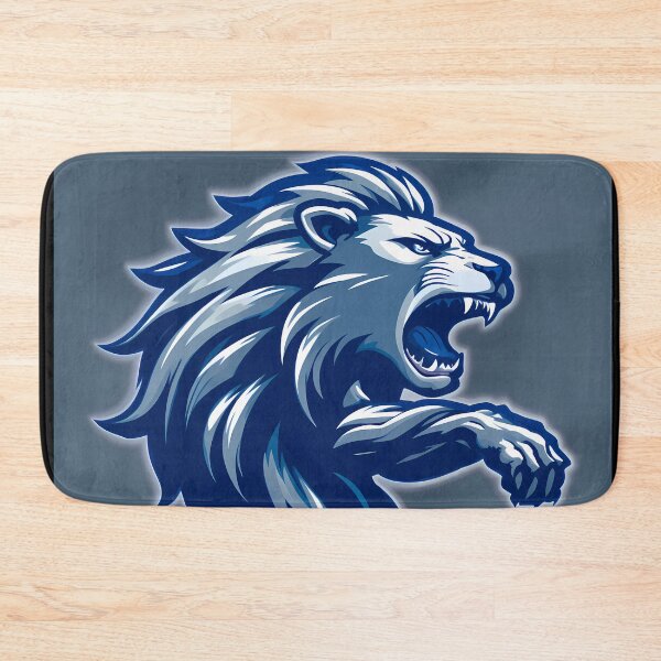 Item preview, Top Lions Blues Iconic Sports Helmets Mascots Design  designed and sold by ART ATTACK ZONE.