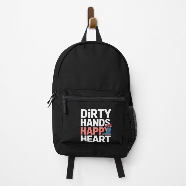 Item preview, Dirty Hands happy heart Flower Botanical Floral Nature Plant Lover designed and sold by Rackaam.