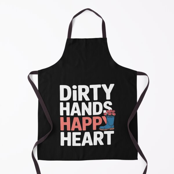 Item preview, Dirty Hands happy heart Flower Botanical Floral Nature Plant Lover designed and sold by Rackaam.