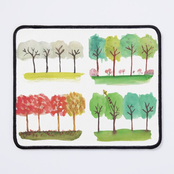 Item preview, 4 seasons 4 trees designed and sold by Doodle Duckie.