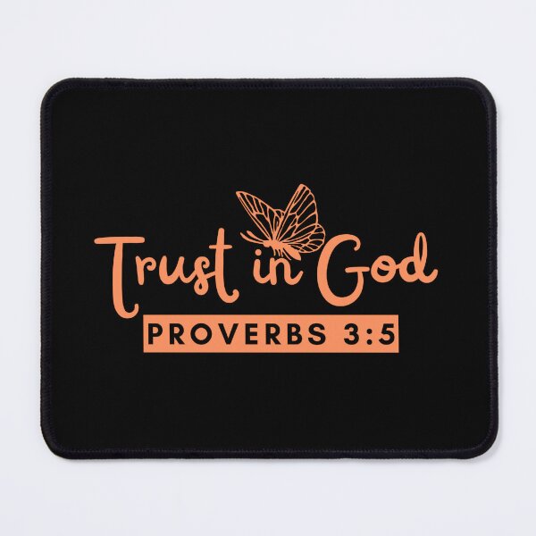 Item preview, Trust in God – Proverbs 3:5 Christian Faith Orange Design designed and sold by MoriaStore.