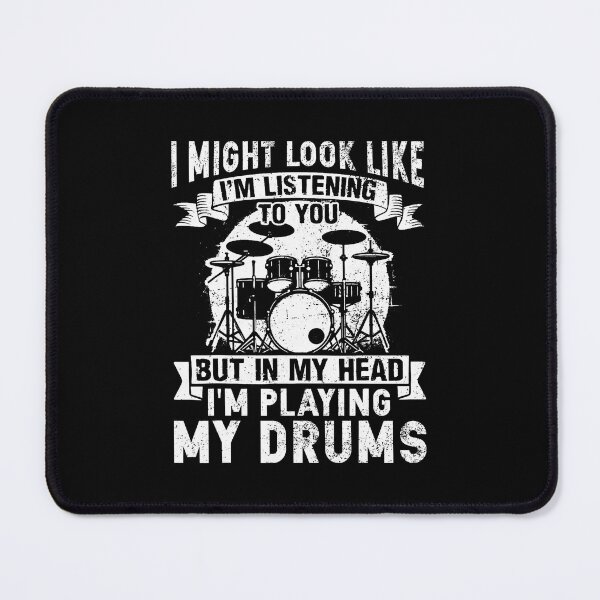 Item preview, In My Head I'M Playing My Drums Funny Drummers designed and sold by caiknelinex.