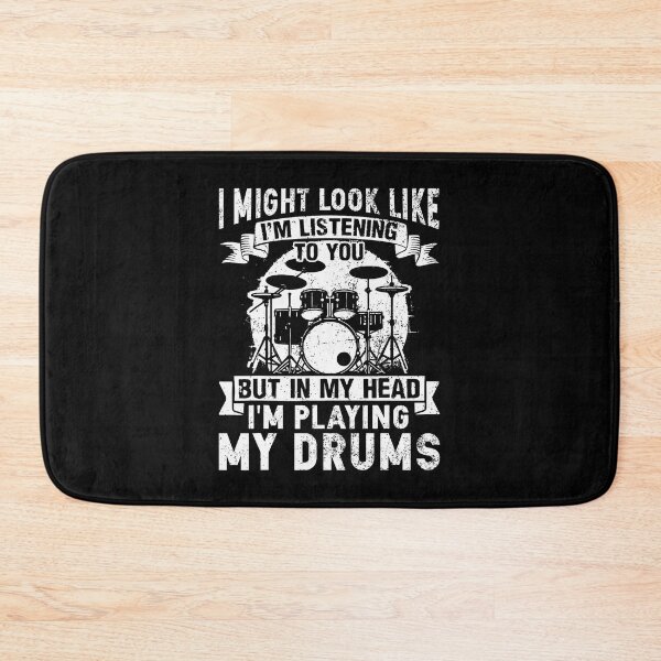 Item preview, In My Head I'M Playing My Drums Funny Drummers designed and sold by caiknelinex.