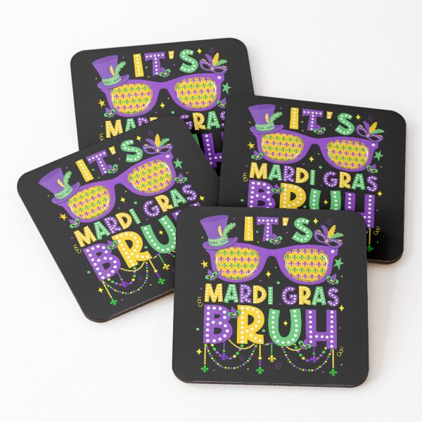Item preview, It's Mardi Gras Bruh Meme Greeting Boys ns designed and sold by heupelipocko.