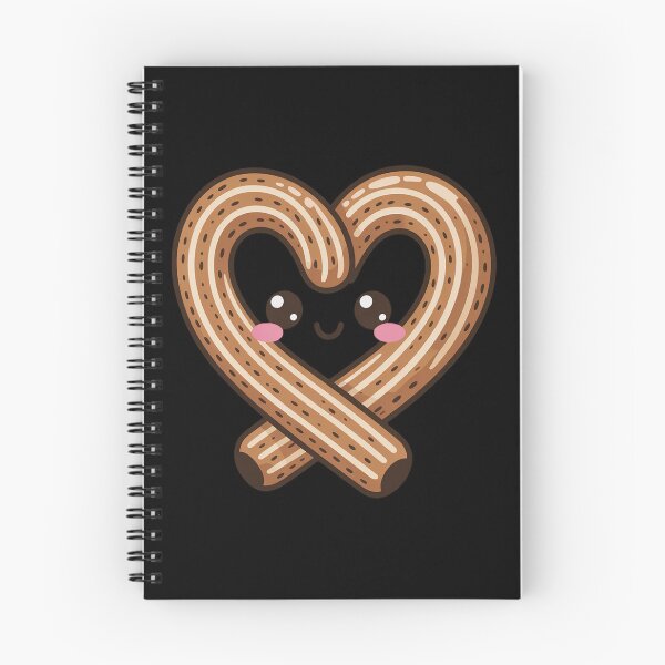 Item preview, Kawaii Heart Shaped Churro with Face Latin Dessert Lover designed and sold by Libbysharts.