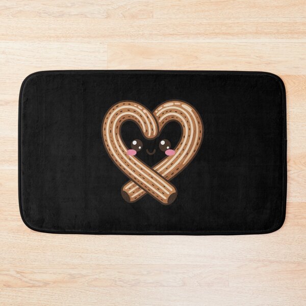 Item preview, Kawaii Heart Shaped Churro with Face Latin Dessert Lover designed and sold by Libbysharts.