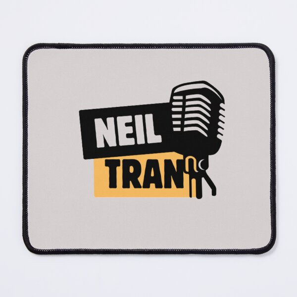 Item preview, Neil Tran Podcast Microphone Logo | Modern Black Yellow Audio Creator Design designed and sold by RevieusaR.