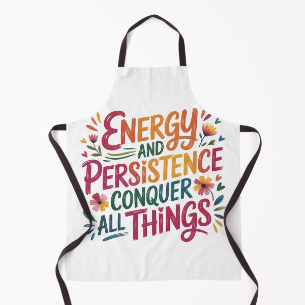 Item preview, Energy and persistence conquer all things designed and sold by nimmitrends.