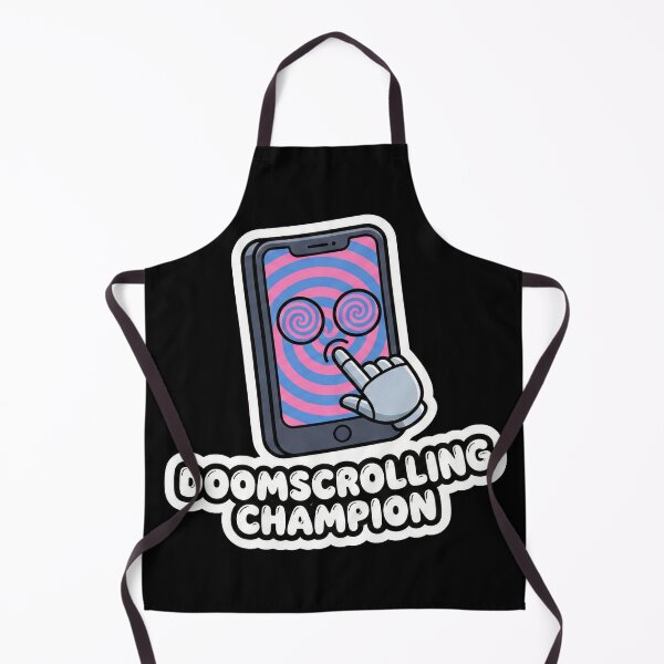 Item preview, Doomscrolling Champion - Hypnotized Phone Sticker designed and sold by Sassy Cult.