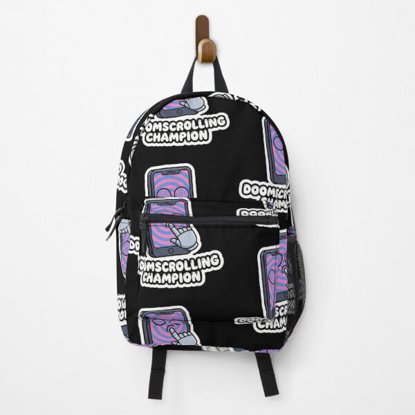 Item preview, Doomscrolling Champion - Hypnotized Phone Sticker designed and sold by Sassy Cult.